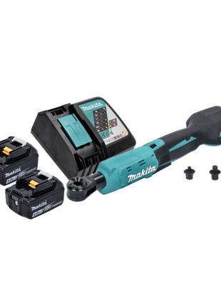 Makita DWR 180 RM destornillador de carraca inalámbrico 18 V 47,5 Nm 1/4" 3/8" + 2x baterías 4,0 Ah + cargador