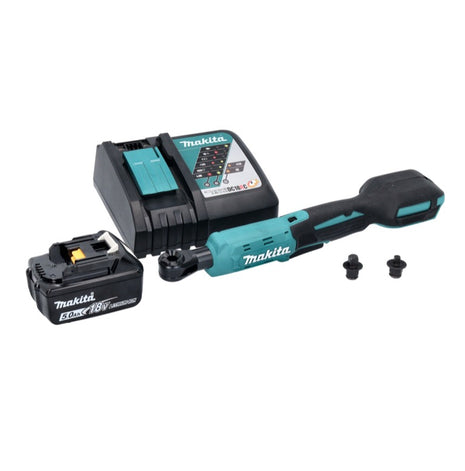 Makita DWR 180 RT1 destornillador de carraca inalámbrico 18 V 47,5 Nm 1/4" 3/8" + 1x batería 5,0 Ah + cargador