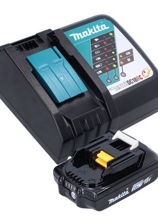 Makita DWR 180 RA1J Visseuse à cliquet sans fil 18 V 47,5 Nm 1/4'' 3/8'' + 1x batterie 2,0 Ah + chargeur + Makpac