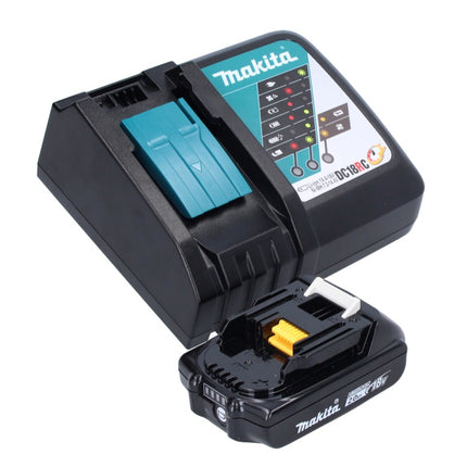 Makita DWR 180 RA1J Visseuse à cliquet sans fil 18 V 47,5 Nm 1/4'' 3/8'' + 1x batterie 2,0 Ah + chargeur + Makpac