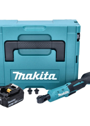 Makita DWR 180 M1J destornillador de carraca inalámbrico 18 V 47,5 Nm 1/4" 3/8" + 1x batería 4,0 Ah + Makpac - sin cargador