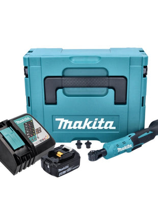 Makita DWR 180 RM1J Akku Ratschenschrauber 18 V 47,5 Nm 1/4" 3/8" + 1x Akku 4,0 Ah + Ladegerät + Makpac