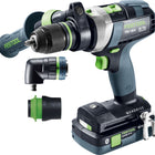 Festool TPC 18/4 5.2/4.0 I-Set Perceuse-visseuse à percussion sans fil 18 V 75 Nm (575605) sans balai + 1x Batterie 4,0 Ah + 1x Batterie 5,2 Ah + Chargeur + Equerre + Systainer