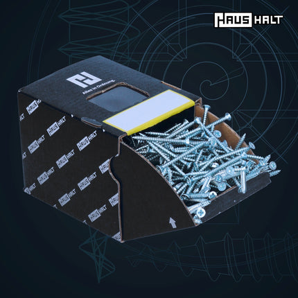 HausHalt Vis à bois universelle 3,0 x 35 mm PZ1 - 1000 pièces (2x 000051371099)