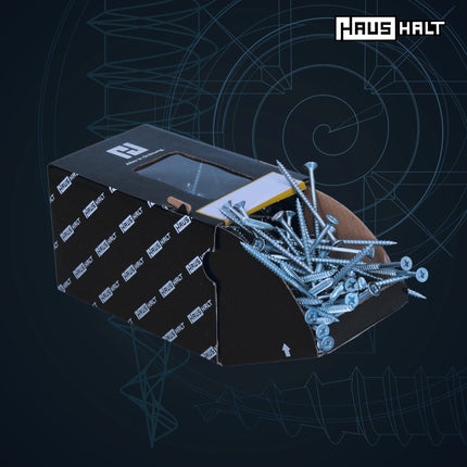 HausHalt Vis à bois universelle 4,0 x 60 mm PZ2 - 1000 pièces (4x 000051371154)