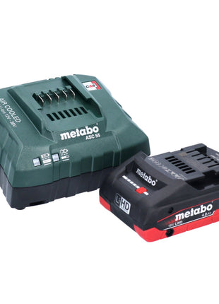 Visseuse à chocs sans fil Metabo SSW 18 LT 300 BL 18 V 300 Nm 1/2" sans balai + 1x batterie 4,0 Ah + chargeur + métaCASE