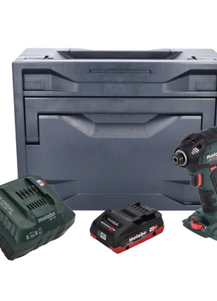 Metabo SSD 18 LTX 200 BL Akku Schlagschrauber 18 V 200 Nm 1/4" Brushless + 1x Akku 4,0 Ah + 1x Ladegerät + metaCASE