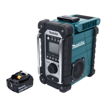 Makita DMR 107 M1 Radio de chantier à batterie 7,2 - 18 V + 1x batterie 4,0 Ah - sans chargeur