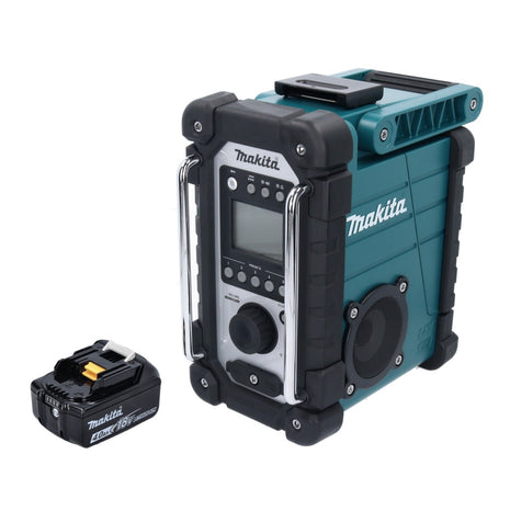 Makita DMR 107 M1 radio de obra con batería 7,2 - 18 V + 1x batería 4,0 Ah - sin cargador