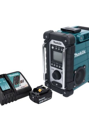 Makita DMR 107 RM1 radio de chantier à batterie 7,2 - 18 V + 1x batterie 4,0 Ah + chargeur