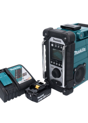 Makita DMR107RG1 Radio de chantier sans fil 7,2V -18V + 1x Batterie 6,0Ah + Chargeur