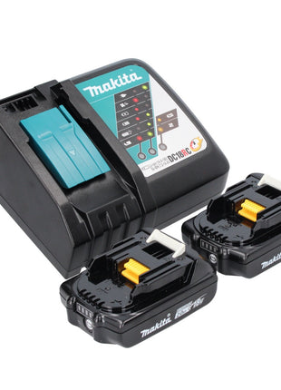 Taladro atornillador inalámbrico Makita DDF 485 RAJ 18 V 50 Nm sin escobillas + 2 baterías 2,0 Ah + cargador + Makpac