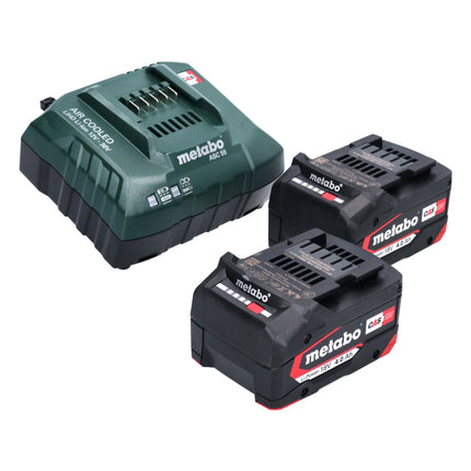 Metabo W 18 LT BL 11-125 Meuleuse d'angle sans fil 18 V 125 mm ( 613052510 ) Brushless + 2x batterie 4,0 Ah + chargeur + metaBOX