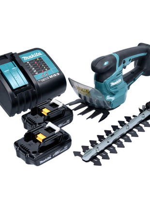 Makita DUM 111 RAX cortacésped a batería cortasetos 18 V + 2x baterías 2,0 Ah + cargador