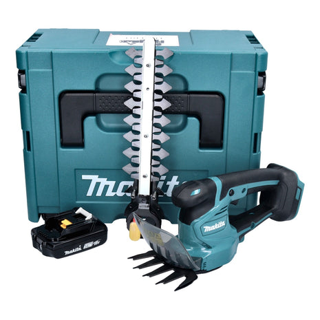 Makita DUM 111 A1XJ Akku Grasschere Strauchschere 18 V + 1x Akku 2,0 Ah + Makpac - ohne Ladegerät