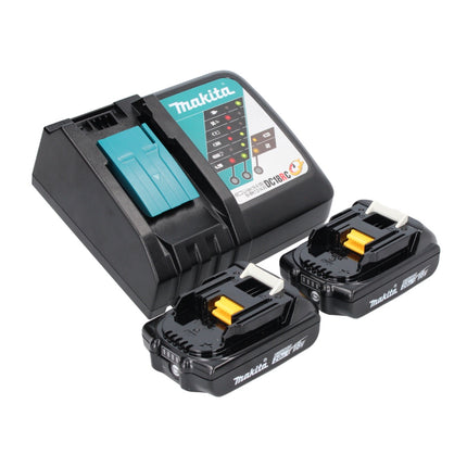 Makita DUM 111 RAXJ Cisaille à gazon sans fil 18 V + 2x batterie 2,0 Ah + chargeur + Makpac