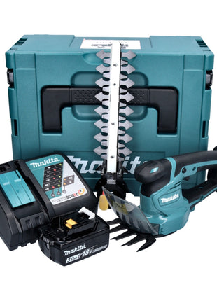 Makita DUM 111 RF1XJ Cisaille à gazon sans fil 18 V + 1x batterie 3,0 Ah + chargeur + Makpac