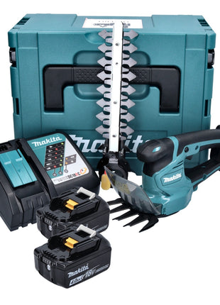 Makita DUM 111 RMXJ Cisaille à gazon sans fil 18 V + 2x batterie 4,0 Ah + chargeur + Makpac