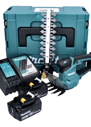 Makita DUM 111 RGXJ Cisaille à gazon sans fil 18 V + 2x batterie 6,0 Ah + chargeur + Makpac