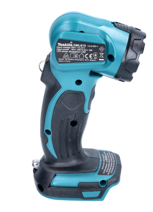 Makita DEADML 815 RF LED lámpara de mano a batería 14,4 - 18 V 160 lm + 2x baterías 3,0 Ah + cargador