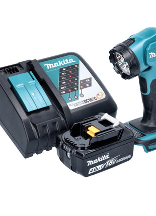 Makita DEADML 815 RM1 Lámpara de mano LED con batería 14,4 - 18 V 160 lm + 1x batería 4,0 Ah + cargador