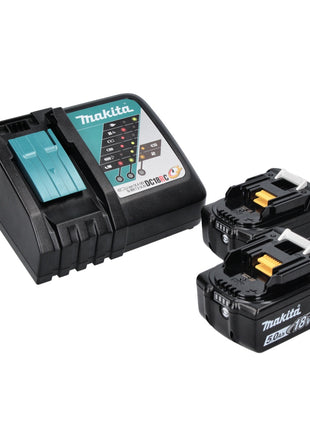 Makita DEADML815F1 Lampe LED sans fil 160lm 14,4 - 18V + 2x Batteries 5,0Ah + Chargeur