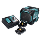 Makita DMR 203 RA Głośnik Bluetooth 12 V 18 V IP64 + 2x akumulator 2,0 Ah + ładowarka