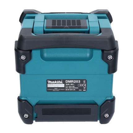 Makita DMR 203 T1Haut-parleur sans fil Bluetooth 12 V 18 V IP64 + 1x Batterie 5,0 Ah - sans chargeur