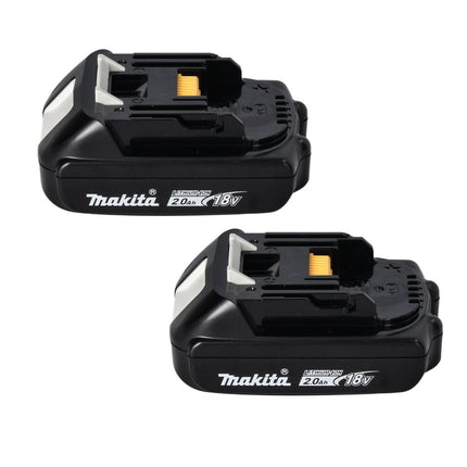 Makita Power Source Kit 18 V avec 2x BL 1820 B2,0 Ah batterie ( 2x 197254-9 ) + DC 18 RD double chargeur rapide ( 196933-6 ) + Makpac