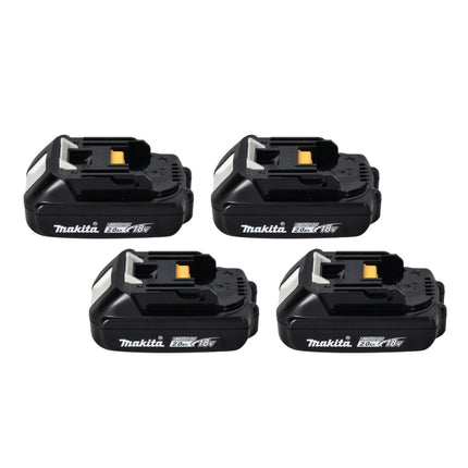 Makita Power Source Kit 18 V avec 4x BL 1820 B2,0 AhBatteries ( 4x 197254-9 ) + DC 18 RD double chargeur rapide ( 196933-6 ) + Makpac