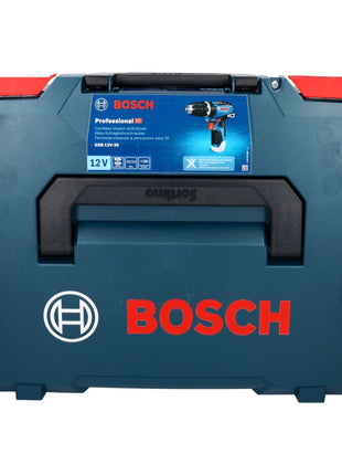 Bosch GSB 12V-35 Professional Akku Schlagbohrschrauber 12 V 35 Nm Brushless + 2x Akku 3,0 Ah + Ladegerät + L-Boxx - Toolbrothers