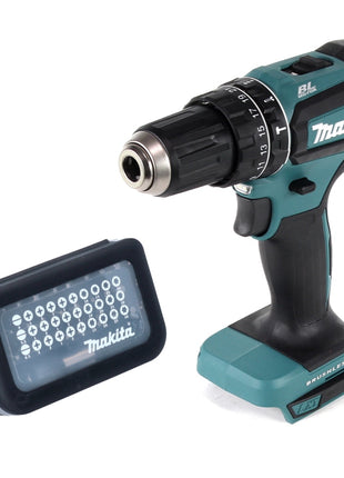 Makita DHP 485 Z Akku Schlagbohrschrauber 18 V 50 Nm Brushless + Bit Set 31 tlg. ( D-30667 )