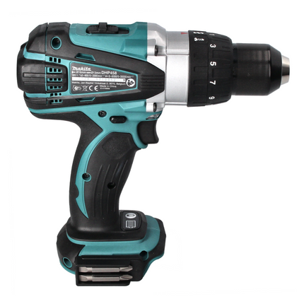 Makita DHP 458 Z Perceuse-visseuse à percussion sans fil 91Nm 18V + Set d'embouts 31 pièces (D-30667)
