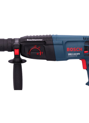 Perceuse à percussion Bosch GBH 2-26 DFR Professional 800 W 2,7 J SDS plus + mandrin de perçage interchangeable + jeu de 13 forets et burins + coffret