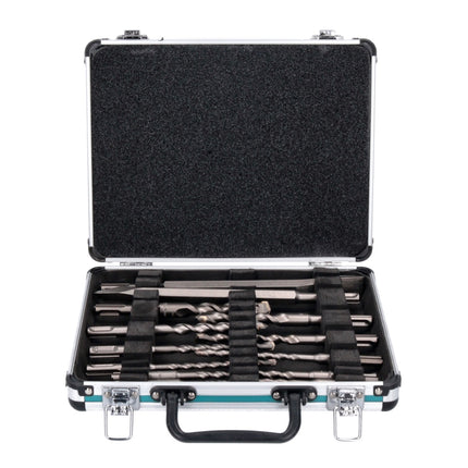 Makita HR 2630 TJ Perfo-burineur 800W 2,4J SDS Plus + Mandrin de serrage rapide + Set de forets et burins 13 pcs. + Coffret Makpac