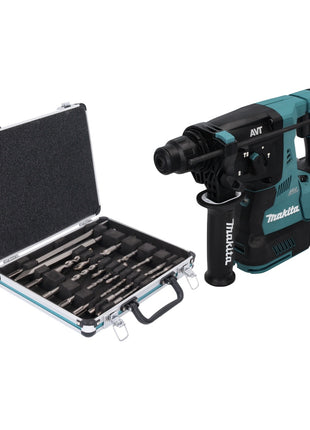 Makita HR 003 GZ Perfo-burineur sans fil 2,8J 40V max. SDS plus Brushless + Set de forets et burins 13 pcs. - sans batterie, sans chargeur