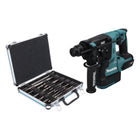 Makita HR 003 GZ Perfo-burineur sans fil 2,8J 40V max. SDS plus Brushless + Set de forets et burins 13 pcs. - sans batterie, sans chargeur