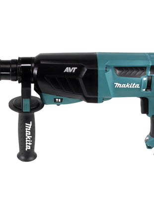 Makita HR 2631 FTJ marteau combiné 800 W 2,4 J SDS Plus + mandrin sans clé + jeu de 13 forets et burins + Makpac