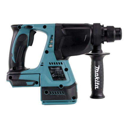 Makita DHR 242 Z Marteau perforateur sans fil 18 V 2,0 J SDS plus Brushless + 13 pces foret et marteau - sans batterie, sans chargeur