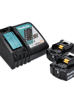 Makita DMR 301 RF Akku Baustellenradio 12 V max. - 18 V DAB / DAB+ / Bluetooth + 2x Akku 3,0 Ah + Ladegerät