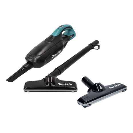 Makita DCL 182 ZB aspirador inalámbrico 18 V negro + boquilla para suelos de alfombras - sin batería, sin cargador