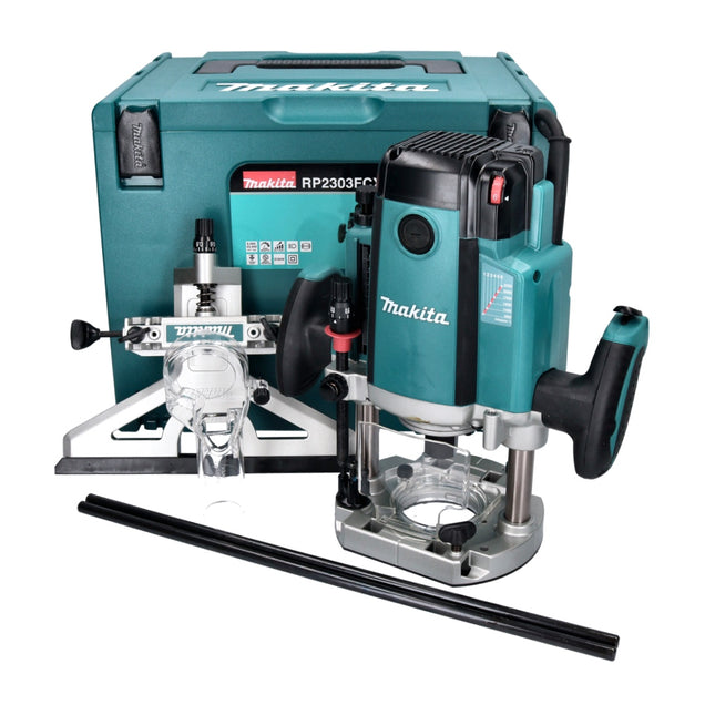 Makita RP 2303 FCXJ Défonceuse 2100 Watt 70 mm stroke + stop + Makpac