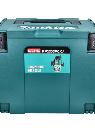 Makita RP 2303 FCXJ Défonceuse 2100 Watt 70 mm stroke + stop + Makpac