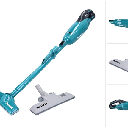 Makita DCL 281 FZ Aspirateur sans fil 18 V Brushless + suceur sol tapis - sans batterie, sans chargeur