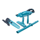 Makita DCL 281 FZ Akku Staubsauger 18 V Brushless + Zyklon Abscheidervorsatz 400 ml ( 191D73-9 ) - ohne Akku, ohne Ladegerät - Toolbrothers