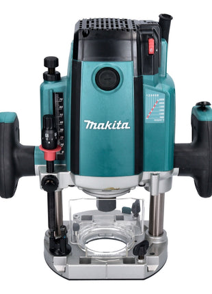 Défonceuse Makita RP 2303 FCXJ 2100 watts course 70 mm + butée + jeu de fraises 6 pièces + Makpac