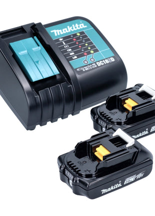 Makita DHP 482 SA2X5 Perceuse-visseuse à percussion sans fil 18 V 62 Nm + 2x batterie 2,0 Ah + chargeur + 101 pcs. d'accessoires + Coffret