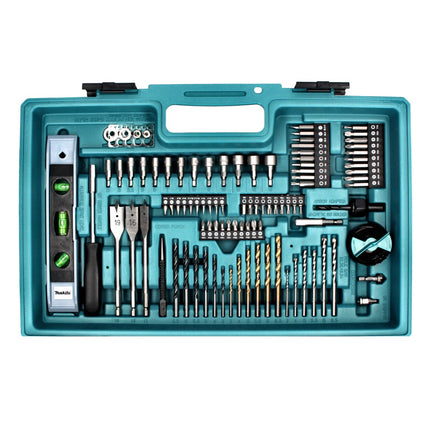Makita DHP 480 SA2X5 perceuse à percussion sans fil 18 V 54 Nm + 2 batteries 2,0 Ah + chargeur + jeu d'accessoires 101 pièces + mallette