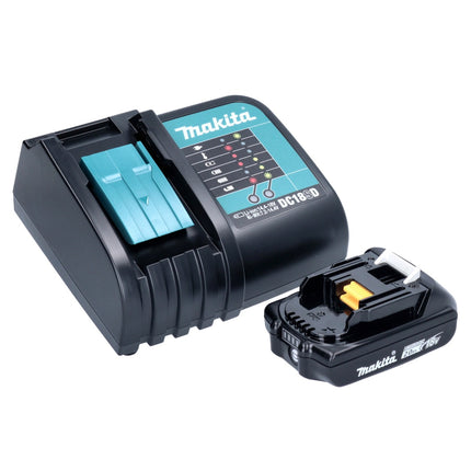 Makita DHP 453 SAX5 Perceuse-visseuse à percussion sans fil 18 V 42 Nm + 1x batterie 2,0 Ah + chargeur + 101 pcs. kit accessoires + coffret