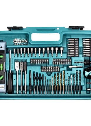 Makita DHP 453 SA2X5 Perceuse-visseuse à percussion sans fil 18 V 42 Nm + 2x batterie 2,0 Ah + chargeur + 101 pcs. kit accessoires + coffret